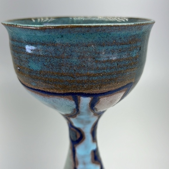 S. Davis Studio Art Pottery Goblet - Picture 5 of 10